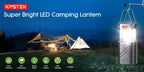 Solar  Lantern 2/4-Pack, Rechargeable LED with ,USB-C