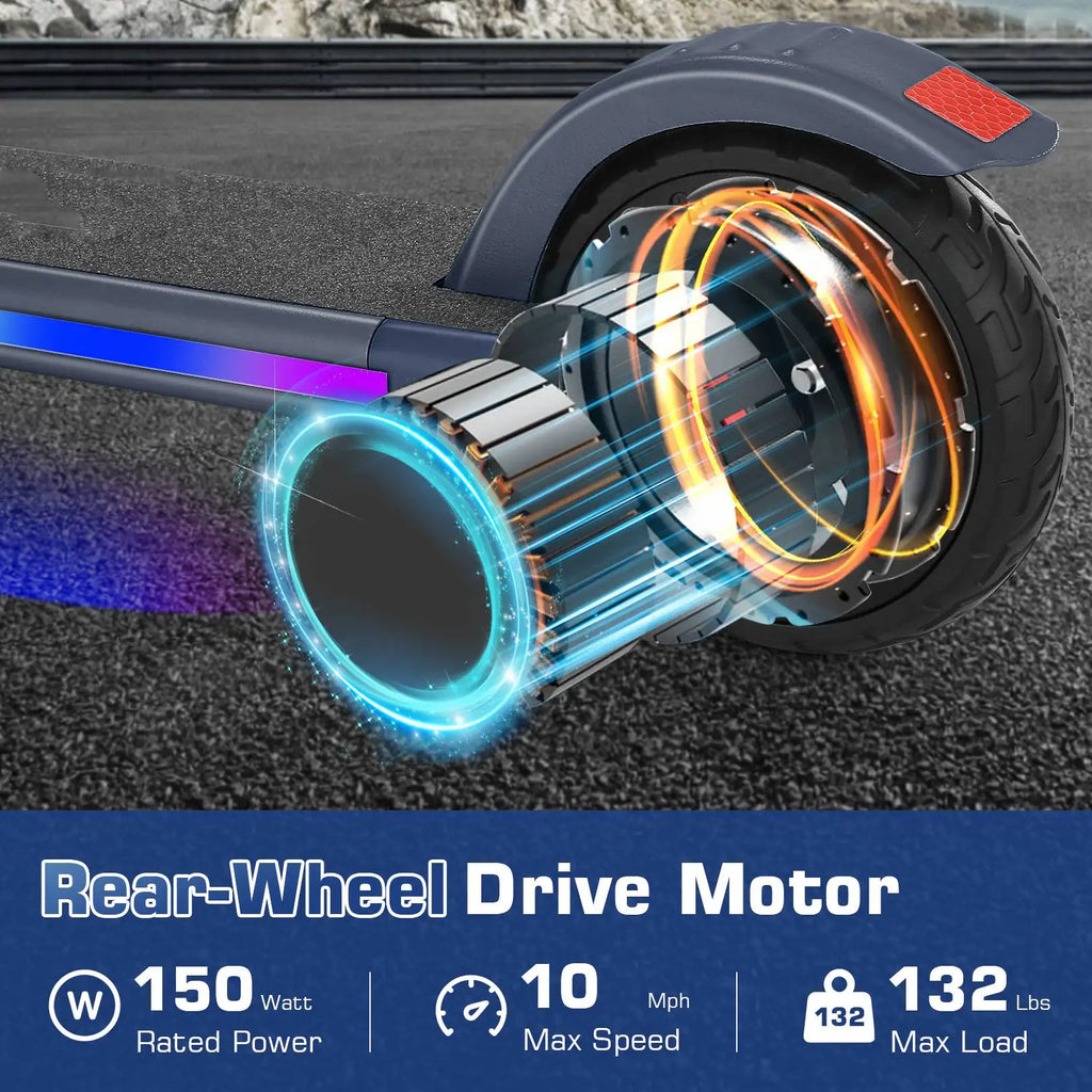 150W E Scooter Kids 6-12 10MPH 7Mi Range