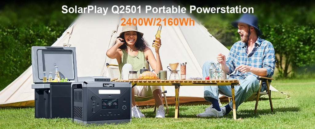 Portable Power Station 2160WH LiFePO4  2400W (4800W Peak) AC