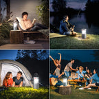 Solar  Lantern 2/4-Pack, Rechargeable LED with ,USB-C