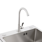 Freestanding Kitchen Sink with 360° Faucet, Sink, 45*41*75cm
