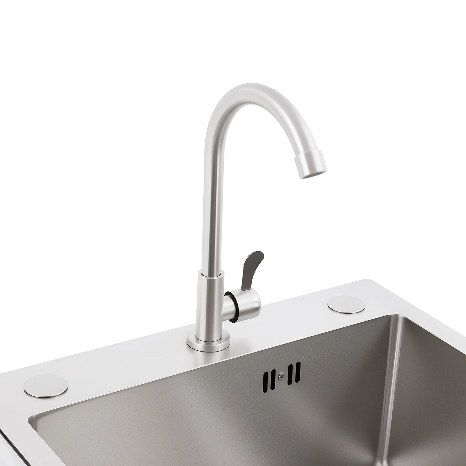 Freestanding Kitchen Sink with 360° Faucet, Sink, 45*41*75cm