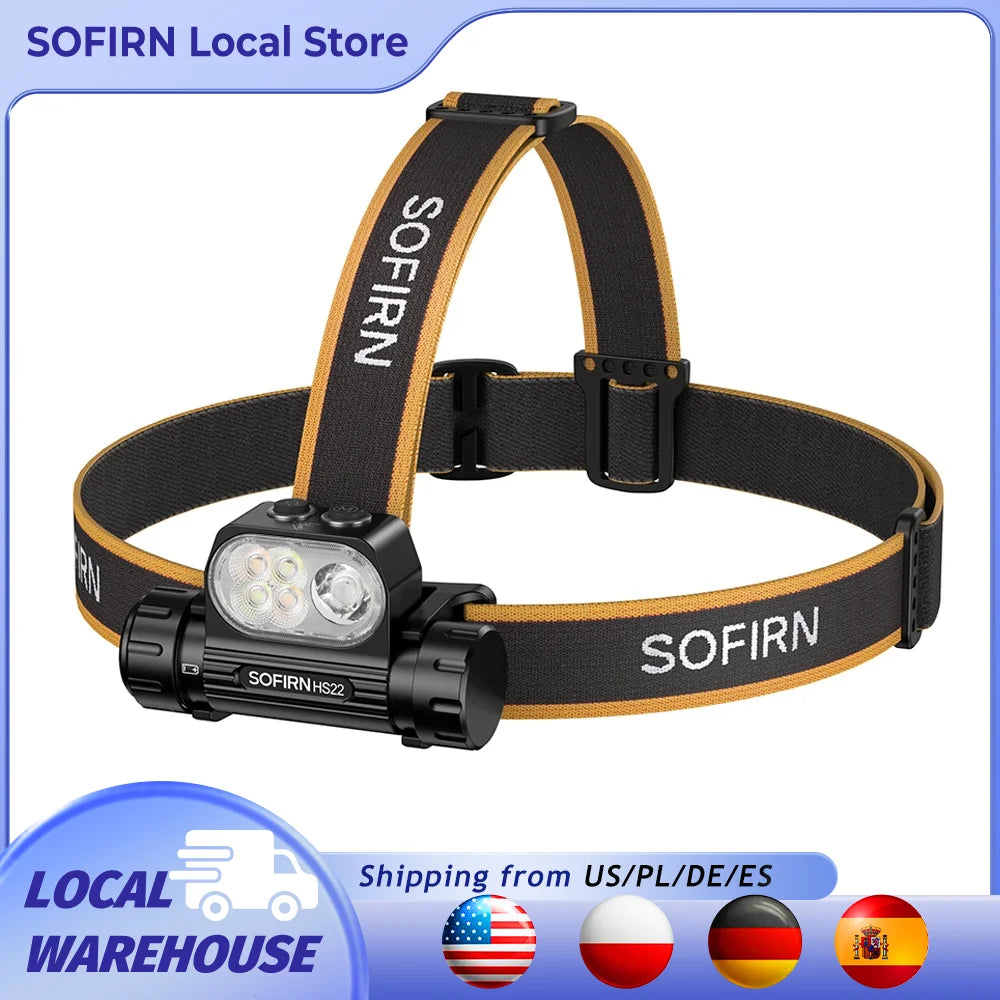 Headlamp 25000 4000mAh Flashlight 6000K  LED