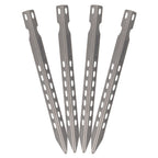 4/6 Pack 6.3 Inch Camping  Pegs Ultralight Windproof Titanium Tent Stakes