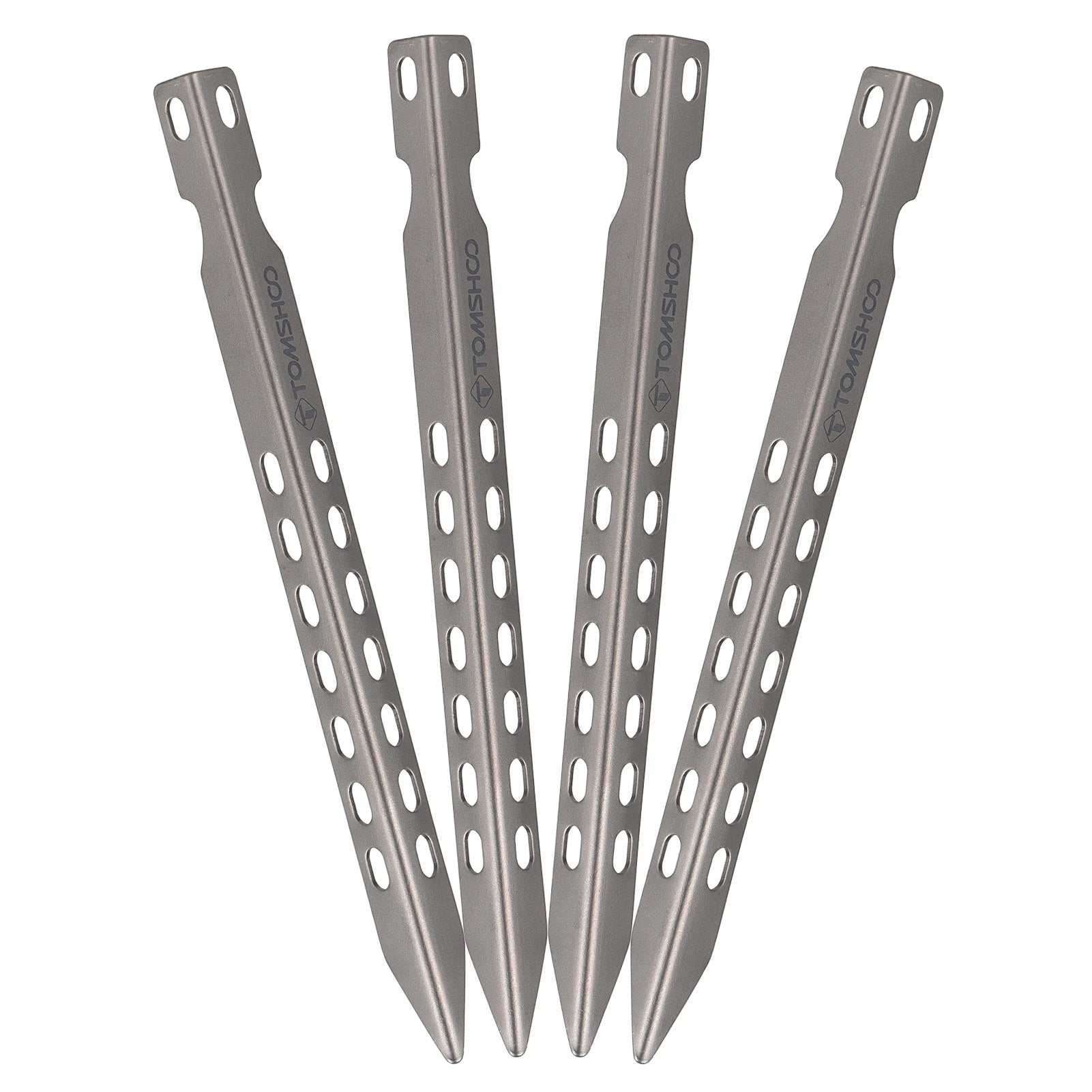 4/6 Pack 6.3 Inch Camping  Pegs Ultralight Windproof Titanium Tent Stakes