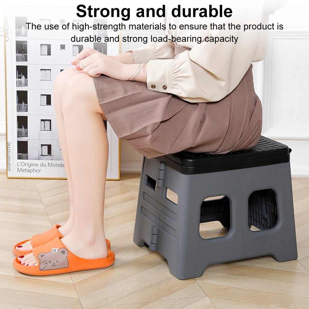 Portable Folding Toilet with Lid Foldable Outdoor