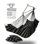 Hanging Hammock Chair Large Swing Chair with Feet Rest Max 500lbs