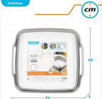 Foldable Camping Sink, Plastic and Rubber, 8.5 Liters, 30.5 X 30 X 20/7