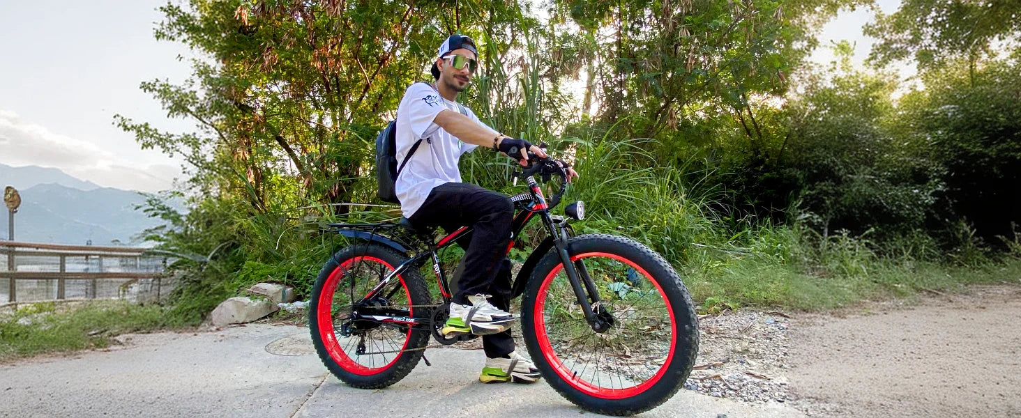 1500W Fat Tire EBike for Adults 26"x4.0 All Terrain 34MPH  48V