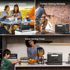 Portable Power Station 2160WH LiFePO4  2400W (4800W Peak) AC