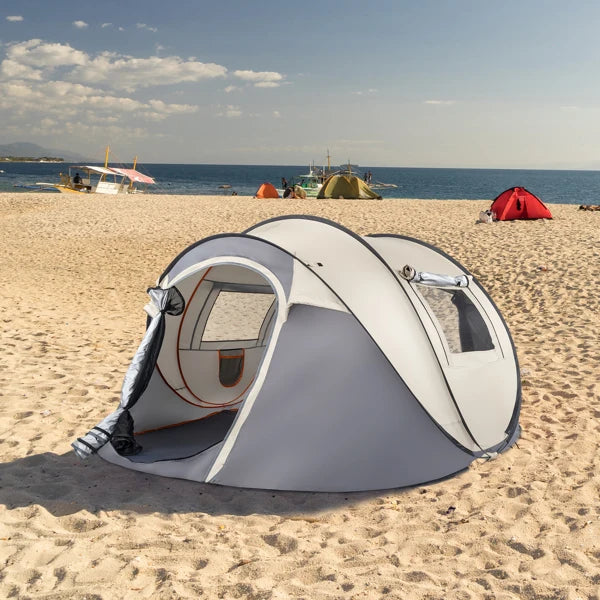 4-Person No-Install Pop Up Tent, Universal