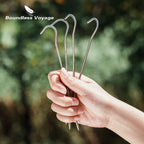 Boundless Voyage Titanium alloy Tent Pegs Camping   Ultralight