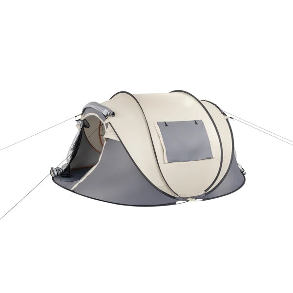 4-Person No-Install Pop Up Tent, Universal