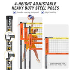 Outdoor Volleyball Net Set   with  Anti-Sagging 28-ply PE Net