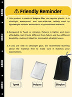 Ultralight Footprint 69g — Waterproof Tent Groundsheet Tarp