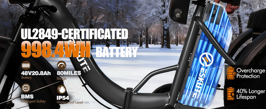 Electric Trike for Adults, 998.4Wh , 1200W Peak  20"x4.0" Fat Tires,