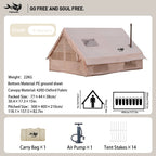 Inflatable Camping Tent, Waterproof  for 4-8 Persons,