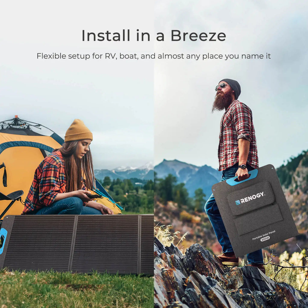 200W Portable , Waterproof Foldable  Solar Charger