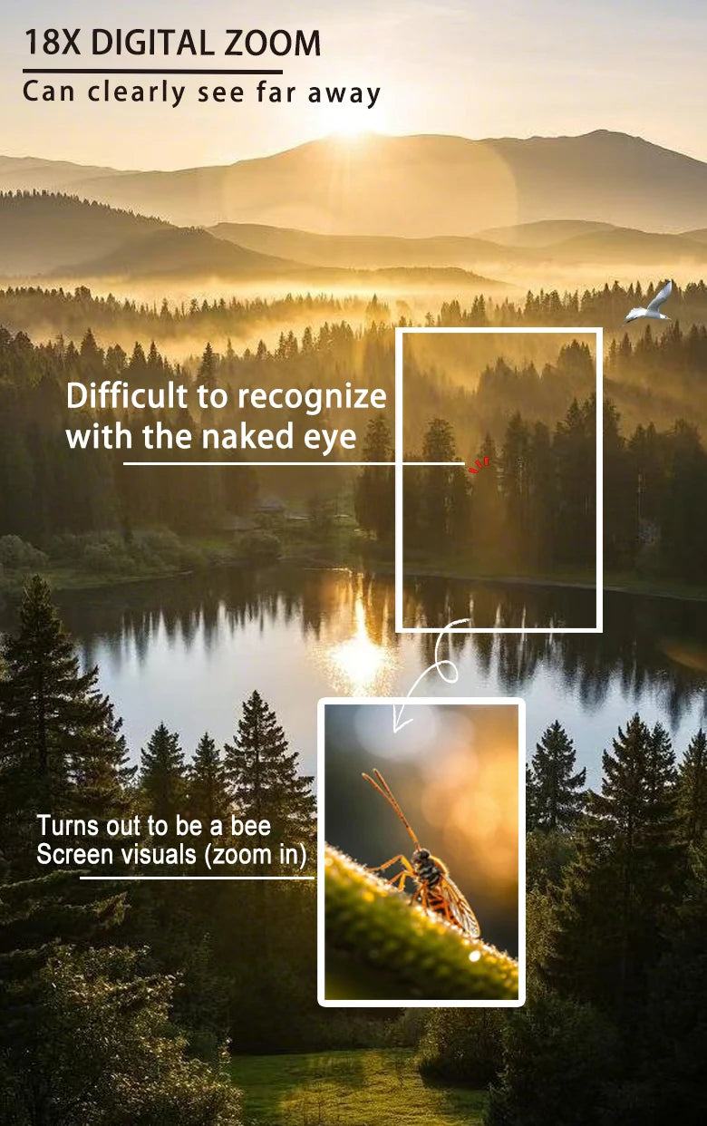 Digital Spotting Scope with Screen  4K Smart Telescope with Tripod