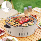 Grill Korean Charcoal Stainless Steel Split BBQ Non-stick Rack