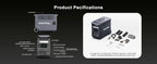 3600W Power Station 3840WH Generator With Foldable  Panels
