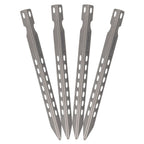 4/6 Pack 6.3 Inch Camping  Pegs Ultralight Windproof Titanium Tent Stakes