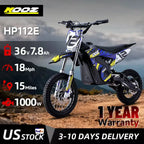 36V 1000W Electric Dirt Bike for Kids, , Up to 18 MPH & 15 Miles