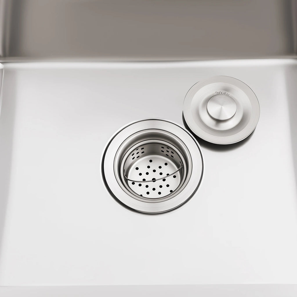 Freestanding Kitchen Sink with 360° Faucet, Sink, 45*41*75cm