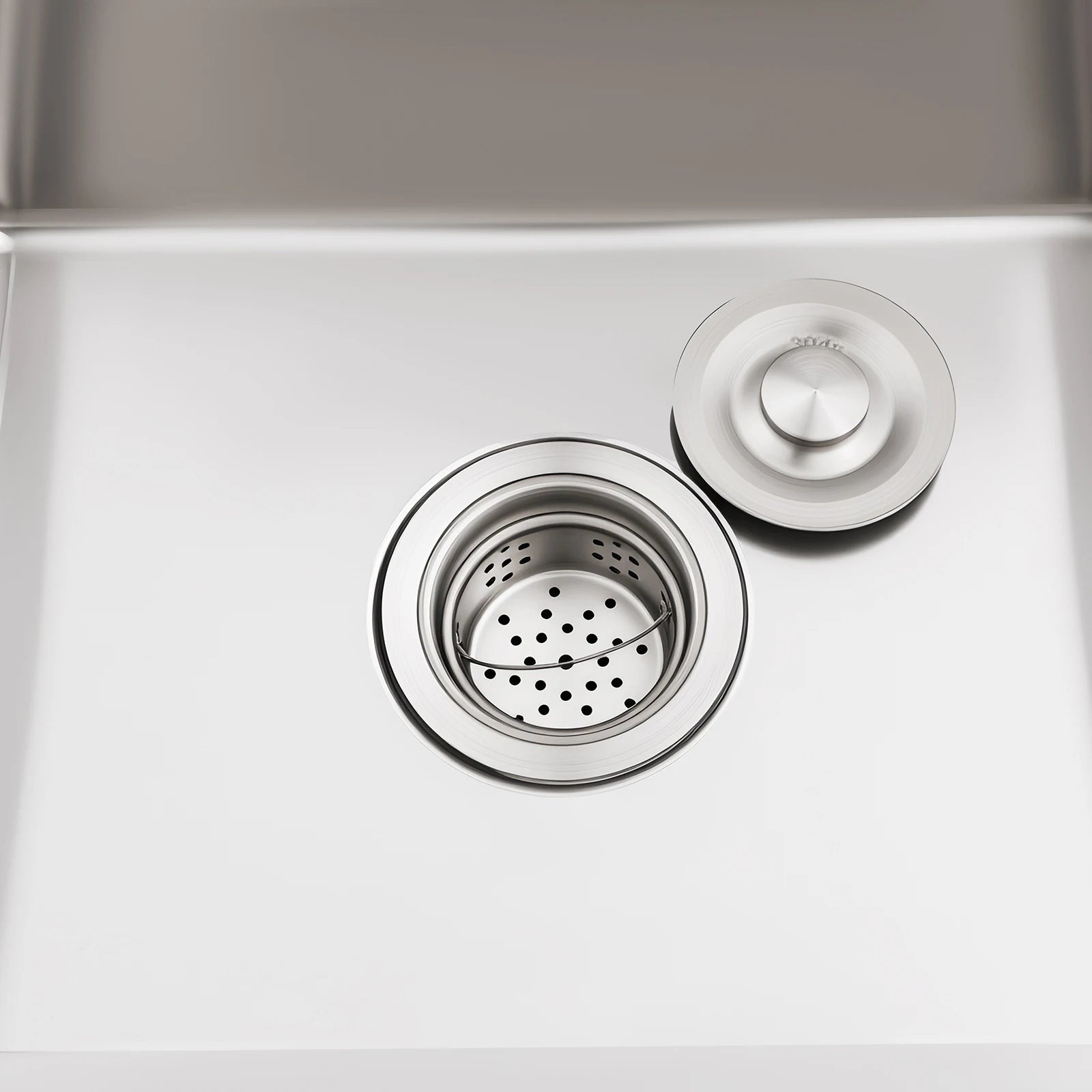 Freestanding Kitchen Sink with 360° Faucet, Sink, 45*41*75cm