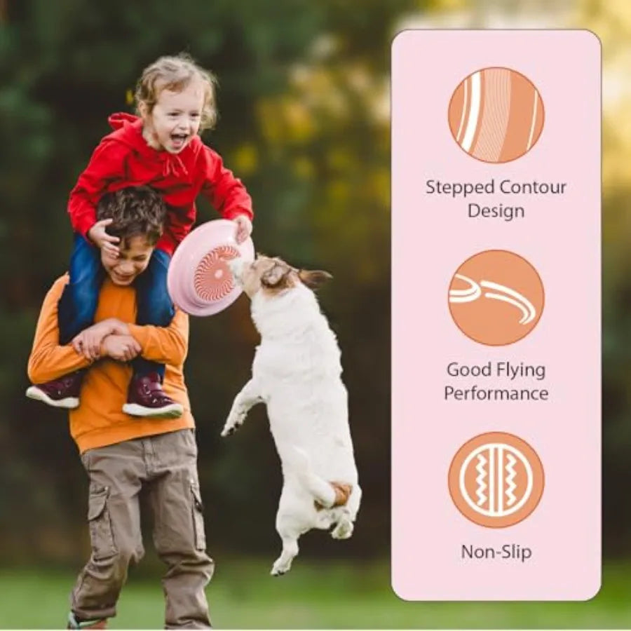 Frisbee Outdoor Flying Disc for 9.35 Inch Dog-friendly