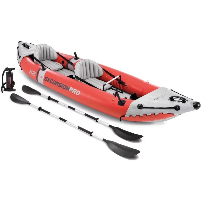 Pro K2 Inflatable , PVC, Paddles  Pump 2Person Kayak