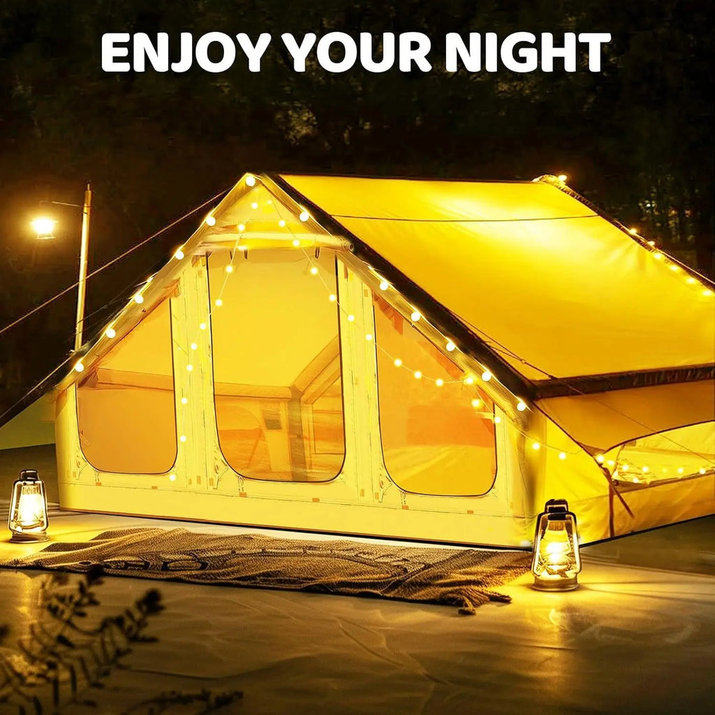 4-6 Person Inflatable Tent  , Stove Jack,   Air Beams, 2 Doors