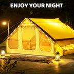 4-6 Person Inflatable Tent  , Stove Jack,   Air Beams, 2 Doors
