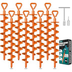 Ground Anchors Screw in Heavy Duty Ground Trampoline Stakes High Wind Tent