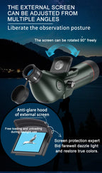 Digital Spotting Scope with Screen  4K Smart Telescope with Tripod