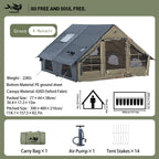 Inflatable Camping Tent, Waterproof  for 4-8 Persons,
