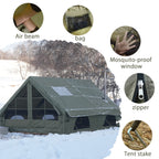 Inflatable Camping Tent, Waterproof  for 4-8 Persons,