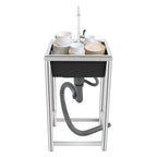 Freestanding Kitchen Sink with 360° Faucet, Sink, 45*41*75cm