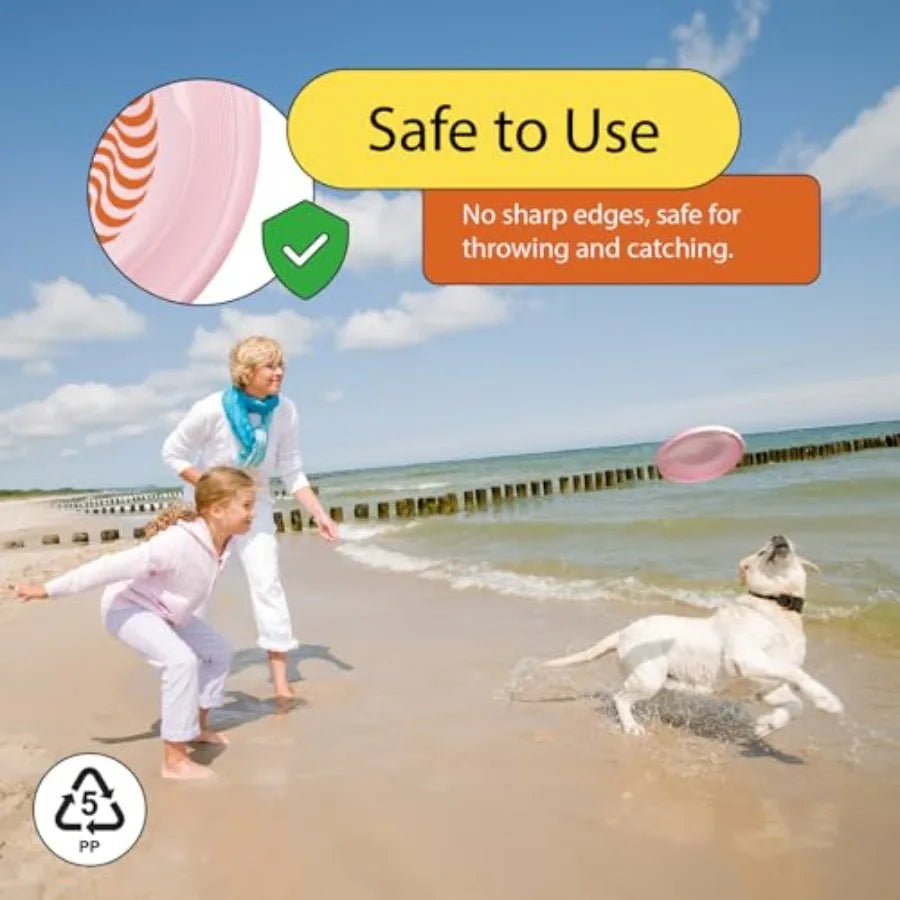 Frisbee Outdoor Flying Disc for 9.35 Inch Dog-friendly