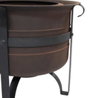 23-Inch Cauldron-Style Smokeless Wood-Burning Fire Pit