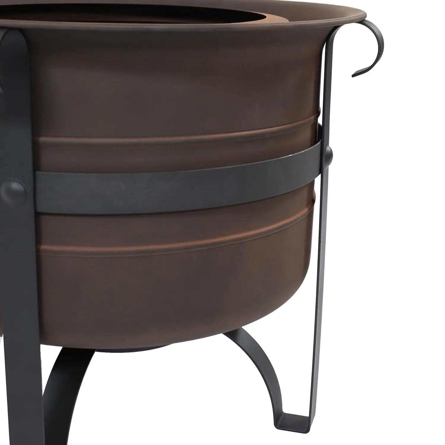 23-Inch Cauldron-Style Smokeless Wood-Burning Fire Pit