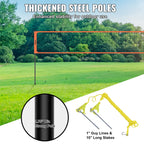 1.25-1.75inch Outdoor Volleyball Net System  Aluminum Poles