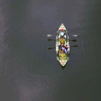 2-Person Inflatable kayak with Paddle & Carry Handle