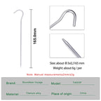 Boundless Voyage Titanium alloy Tent Pegs Camping   Ultralight
