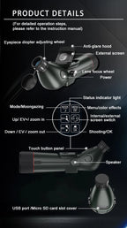Digital Spotting Scope with Screen  4K Smart Telescope with Tripod