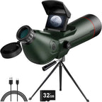 Digital Spotting Scope with Screen  4K Smart Telescope with Tripod