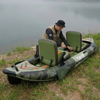 2-Person Inflatable kayak with Paddle & Carry Handle