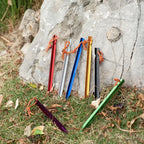 10Pcs/lot 18cm Aluminum Alloy Yard Canopy Tent Pegs Garden Stakes Ground Nail Heavy Duty
