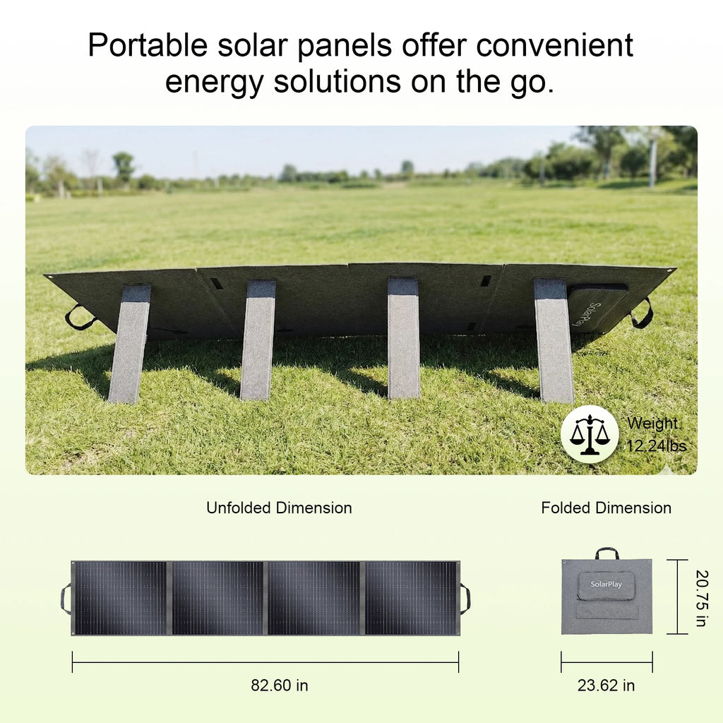 400W Foldable Solar Panel High-Efficiency  Charger
