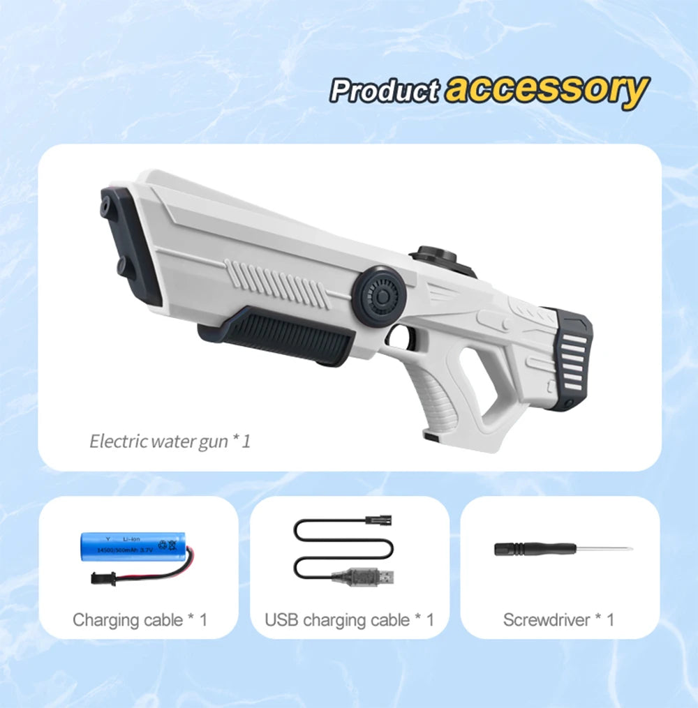 Electric Water Storage Gun  Children Summer  Outdoor